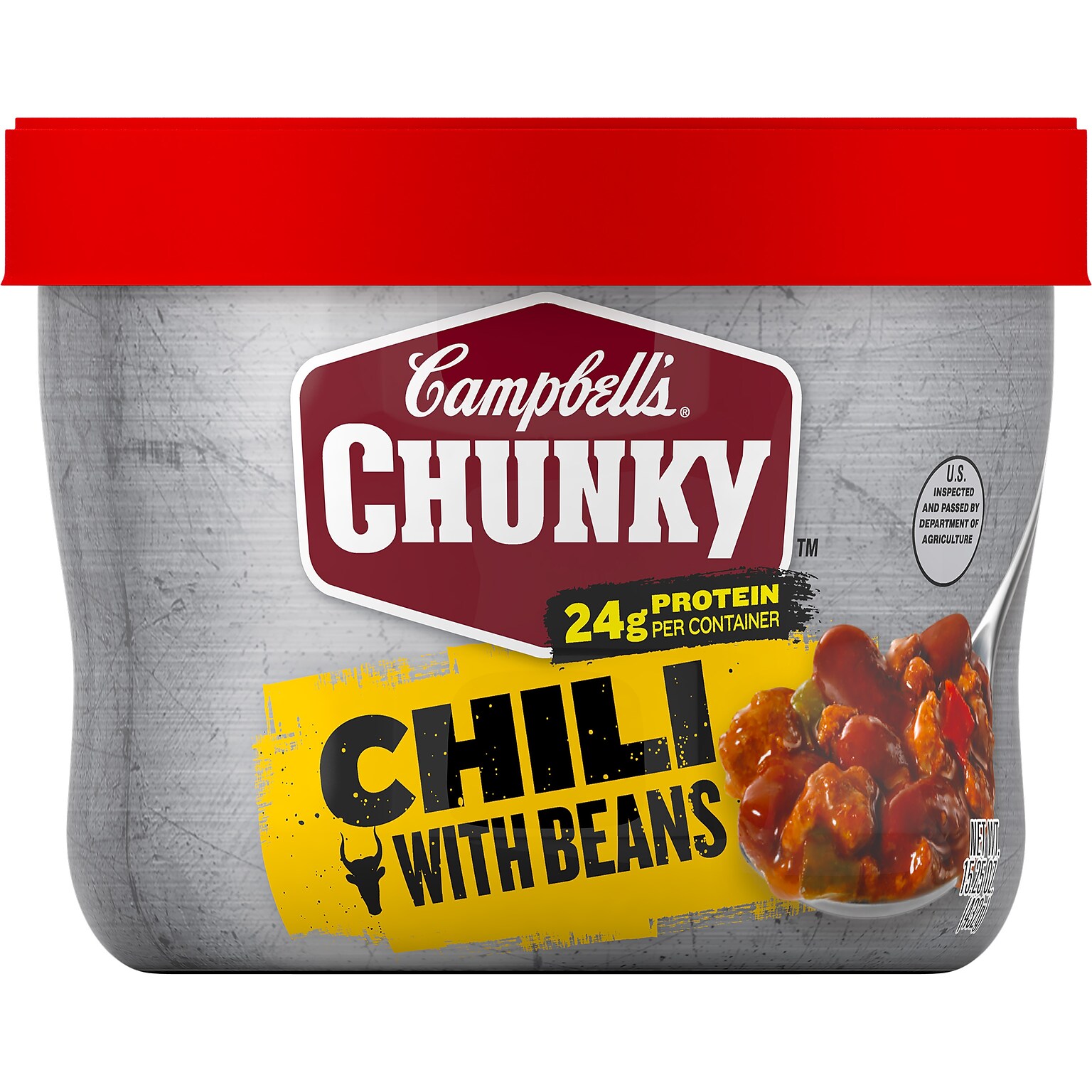 Campbells Beef and Bean Chili Soup, 15.25 oz., 8/Box (351-00009)