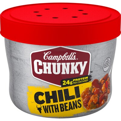 Campbell's Beef and Bean Chili Soup, 15.25 oz., 8/Box (351-00009)