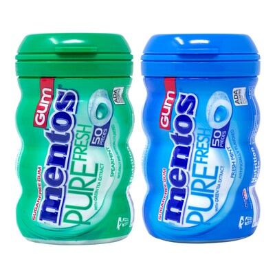 Mentos Sugar Free Mint Gum, 8/Box (600-00727)