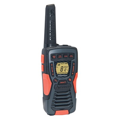 Cobra FLT Floating Waterproof 37-Mile Range 2-Way Radios, Multicolored, 2/Pack (ACXT1035R FLT)