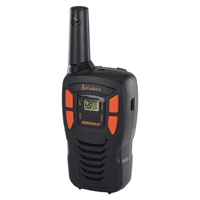 Cobra 16-Mile Range FRS 2-Way Radios, Black, 3/Pack (ACXT145-3)