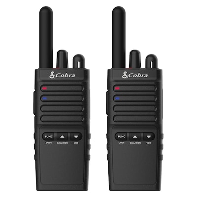 Cobra Pro Business 42-Mile Range 2-Way Radios, Black, 2/Pack (PX650)