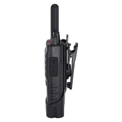 Cobra Pro Business 42-Mile Range FRS 2-Way Radios with Surveillance Headset, Black, 2-Pack (PX652)