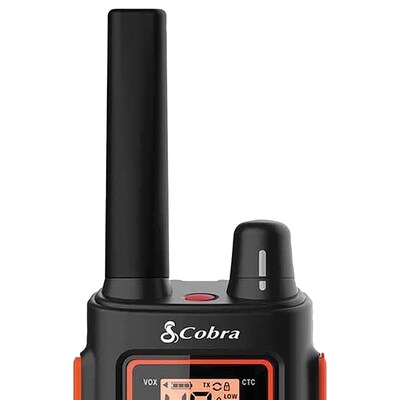 Cobra Weather-Resistant 32-Mile Range 2-Way Radio, Black, 2/Pack (RX380)