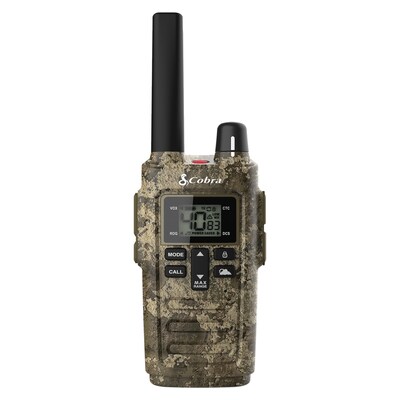 Cobra Rugged 32-Mile Range 2-Way Radio, Camouflage, 2/Pack (RX380TTC)