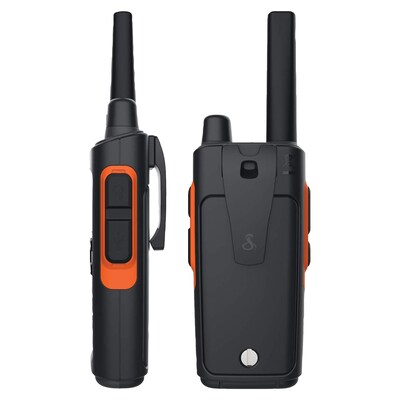 Cobra 38-Mile Range Waterproof 2-Way Radios, Black, 2-Pack (RX680)