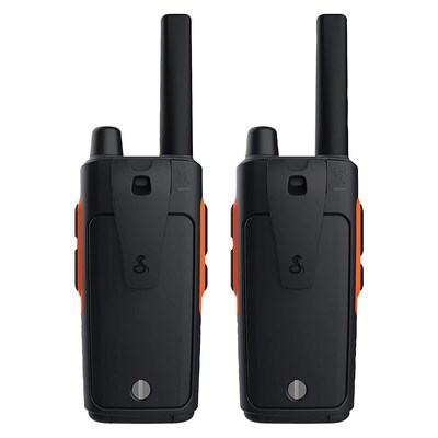 Cobra 38-Mile Range Waterproof 2-Way Radios, Black, 2-Pack (RX680)