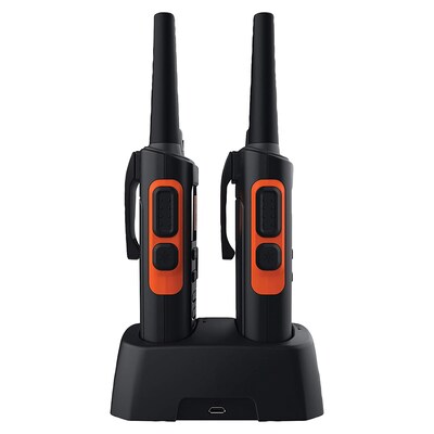 Cobra 38-Mile Range Waterproof 2-Way Radios, Black, 2-Pack (RX680)