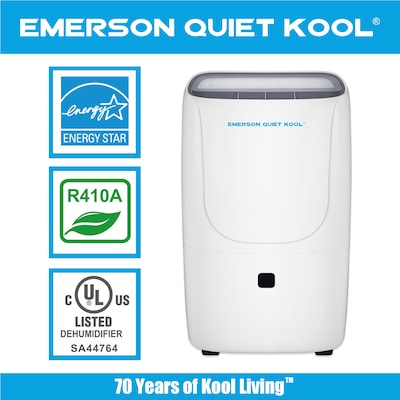 Emerson Quiet Kool 40-Pint Dehumidifier Built-In Vertical Pump (EAD40EP1T)