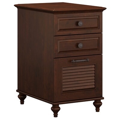 kathy ireland® Home by Bush Furniture Volcano Dusk 3 Drawer File Cabinet, Coastal Cherry (ALA010CC)
