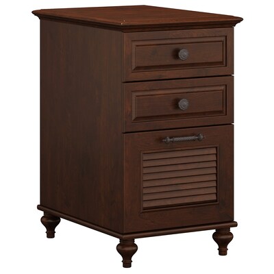 Office by kathy ireland® Volcano Dusk 3 Drawer File Cabinet, Coastal Cherry (ALA010CC)