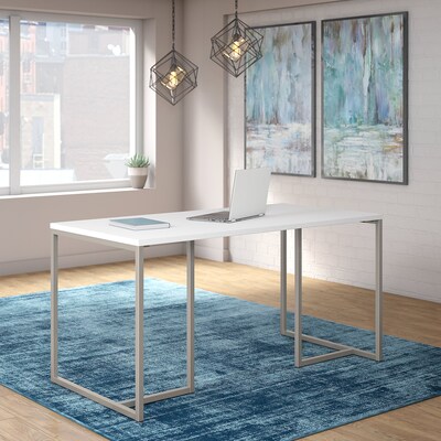 Office by kathy ireland® Method 60W Table Desk, White (KI70201K)