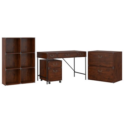 Kathy Ireland Home By Bush Furniture Ironworks Writing Desk File