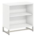 Office by kathy ireland® Method Bookcase Cabinet, White (KI70205)