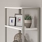 Bush Business Furniture Method Bookcase with Hutch, White (MTH013WH)