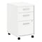 Bush Business Furniture Method 3 Drawer Mobile File Cabinet, White (KI70203SU)