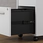 Bush Business Furniture Method 3 Drawer Mobile File Cabinet, White (KI70203SU)