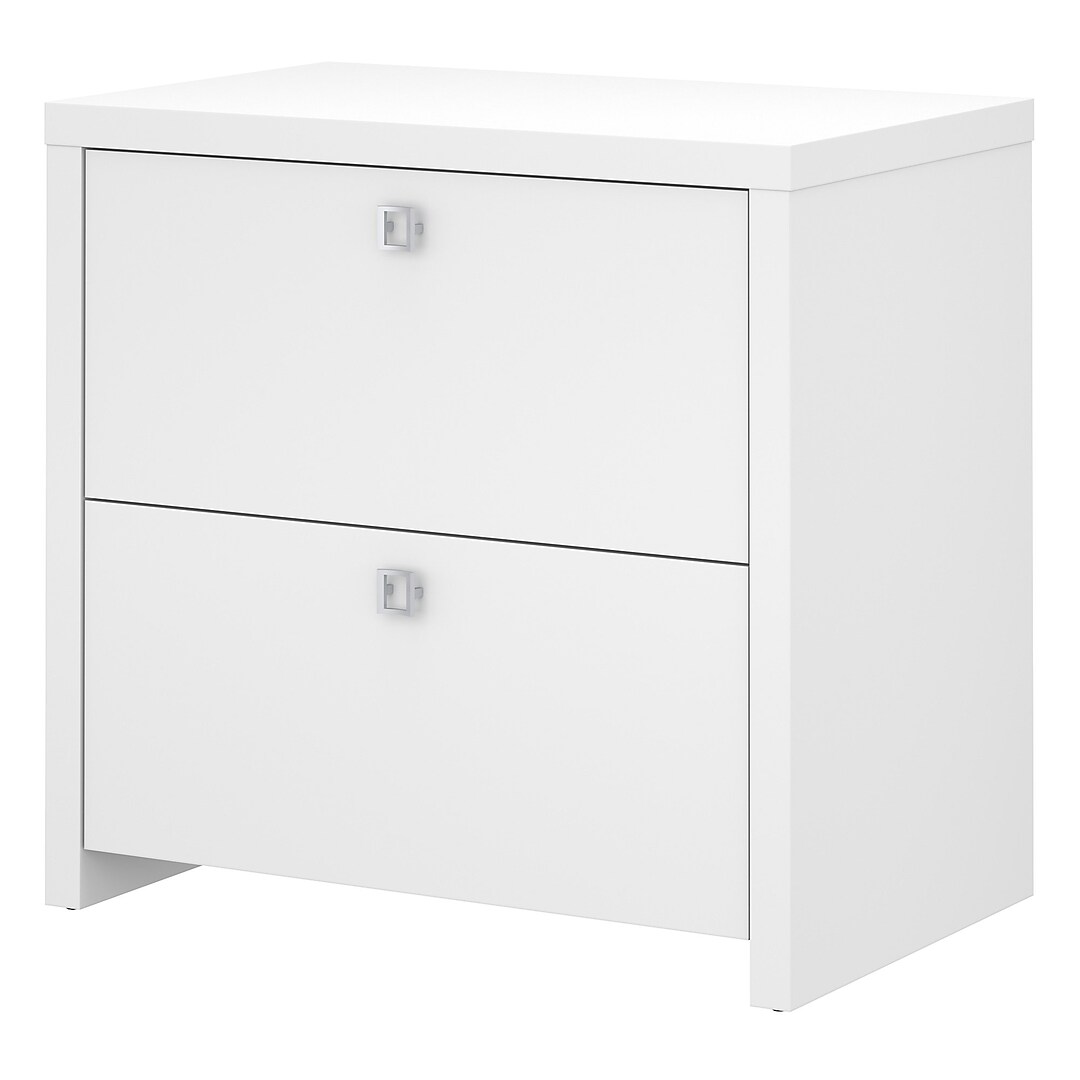 Office By Kathy Ireland Echo Lateral File Cabinet Pure White