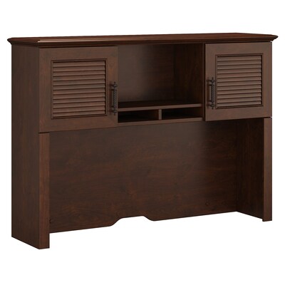 kathy ireland® Home by Bush Furniture Volcano Dusk 51W Hutch, Coastal Cherry (KI30322-03)