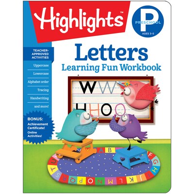 Highlights Learning Fun Workbooks, Letters (HFC9781684372799)