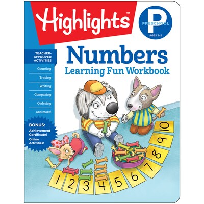 Highlights Learning Fun Workbooks, Preschool Numbers (HFC9781684372805)