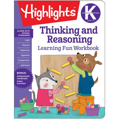 Highlights Learning Fun Workbooks, Kindergarten Thinking & Reasoning (HFC9781684372850)