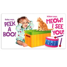 Highlights Who Says Peekaboo? Board Book with Baby Mirror (HFC9781684379132)