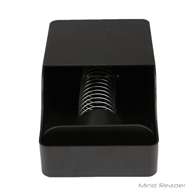 Mind Reader Plastic Coffee Cup Sleeve Dispenser, Black (SLED-BLK)