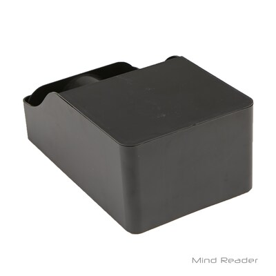 Mind Reader Plastic Coffee Cup Sleeve Dispenser, Black (SLED-BLK)
