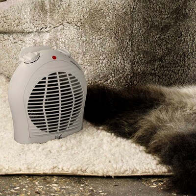 Vie Air 1500 Watt 4710 BTU Portable Ceramic Electric Heater, White (936100344M)