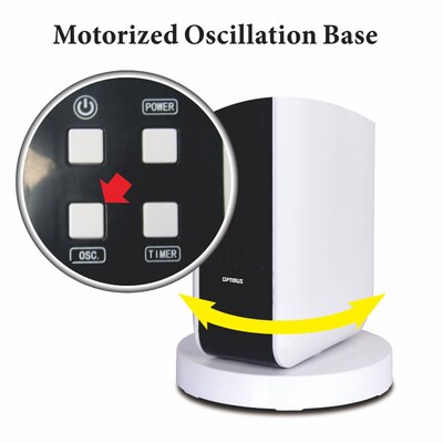 Optimus 1500 Watt 4710 BTU Portable Ceramic Tower Electric Heater, White (936109272M)