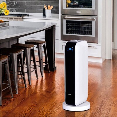 Optimus 1500 Watt 4710 BTU Portable Ceramic Tower Electric Heater, White (936109272M)