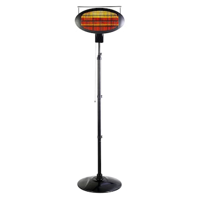 Optimus 1500 Watt 4710 BTU Portable Outdoor Infrared Patio Heater, Black (936109274M)