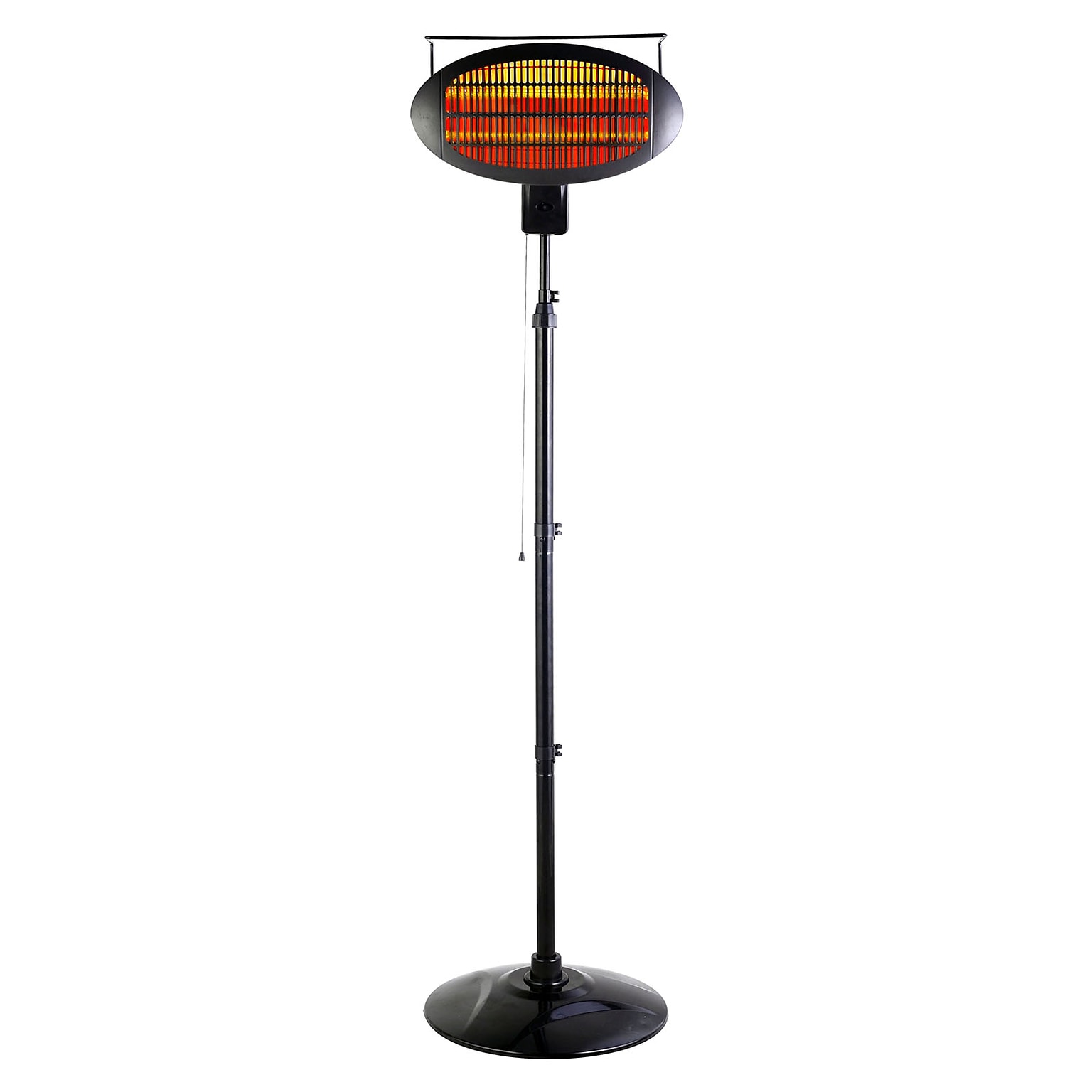 Optimus 1500 Watt 4710 BTU Portable Outdoor Infrared Patio Heater, Black (936109274M)