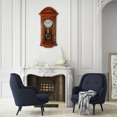 Bedford Clock Collection Wall Clock, Wood (93697154M)