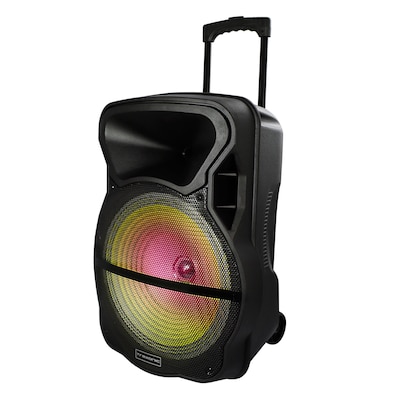 Trexonic Wireless Bluetooth 15 Portable Party Speaker, Black (93695833M)