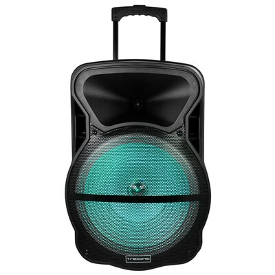 Trexonic Wireless Bluetooth 15" Portable Party Speaker, Black (93695833M)