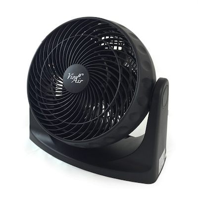 Vie Air 8” Wall Mountable Desk and Floor Fan 3 Speed, Black (93696357M)