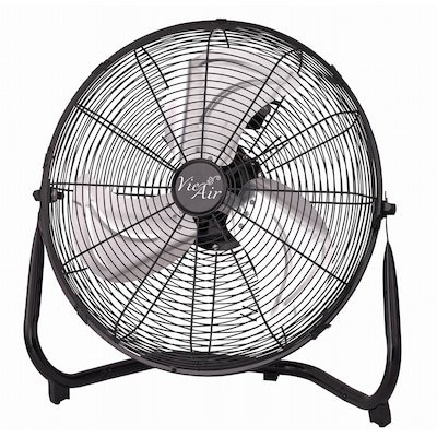 Vie Air 14” Industrial Floor Fan 3 Speed, Black (93696353M)