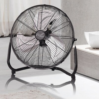 Vie Air 14” Industrial Floor Fan 3 Speed, Black (93696353M)