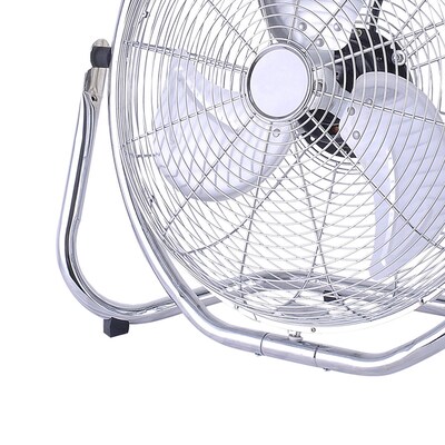 Optimus 20” Oscillating Floor Fan 3 Speed, Silver (936105308M)