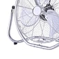 Optimus 20” Oscillating Floor Fan 3 Speed, Silver (936105308M)