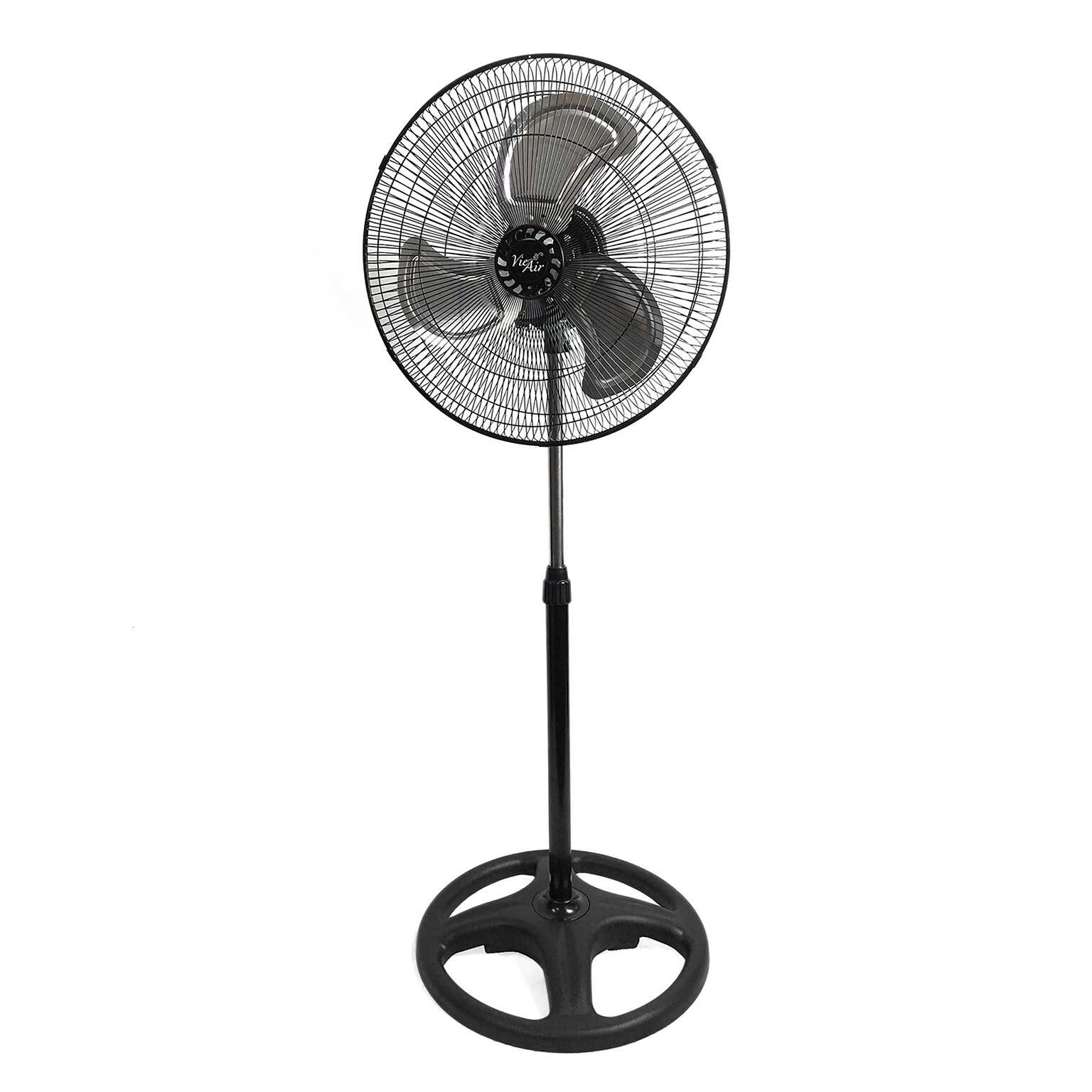 Vie Air 18” Oscillating Industrial Stand Fan 3 Speed, Black (93696356M)