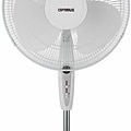 Optimus 16” Oscillating Stand Fan 3 Speed, White (93688714M)
