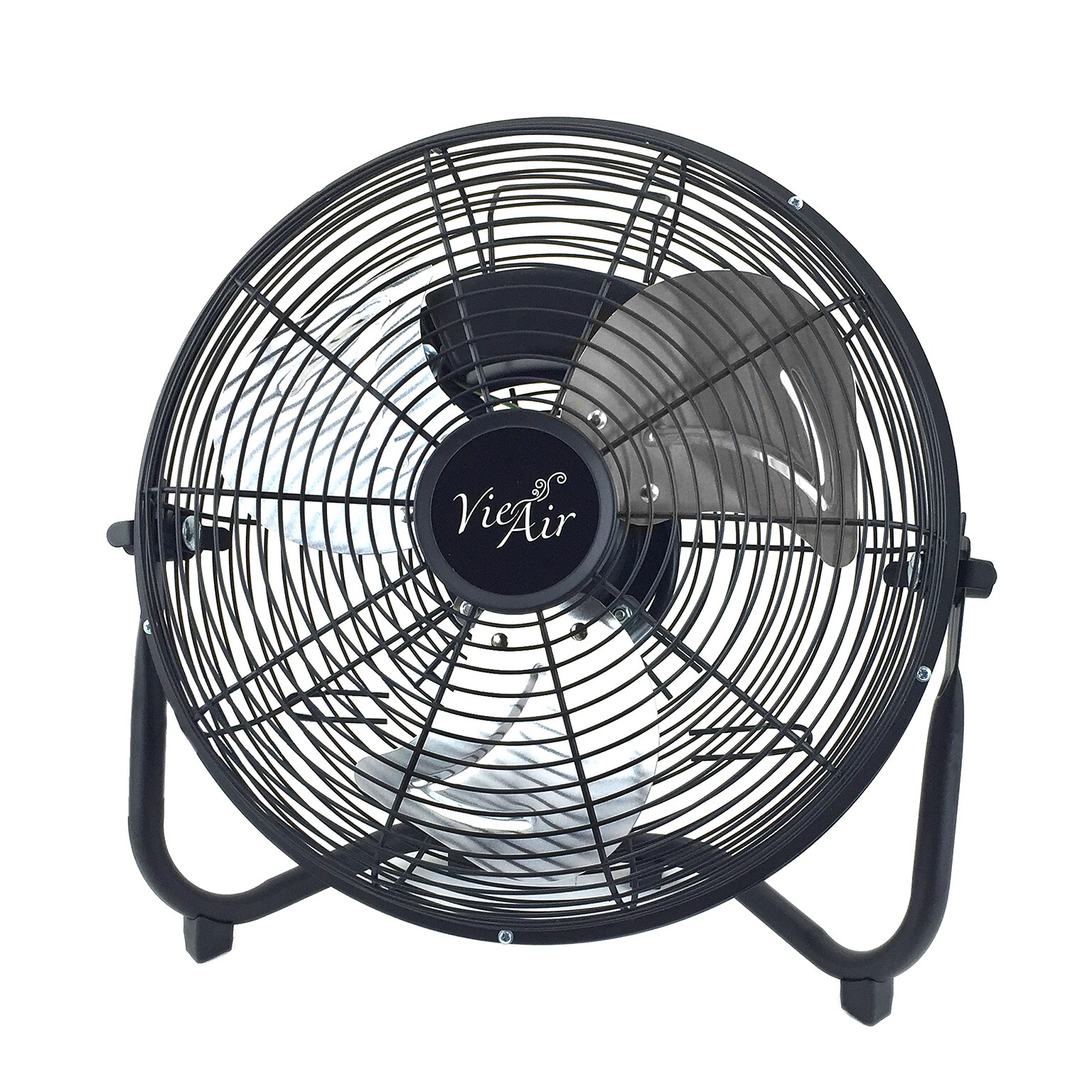 Vie Air 12”  Tilting Floor Fan 3 Speed, Black (93696352M)