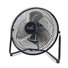 Vie Air 9” Floor Fan 3 Speed, Black (93696362M)