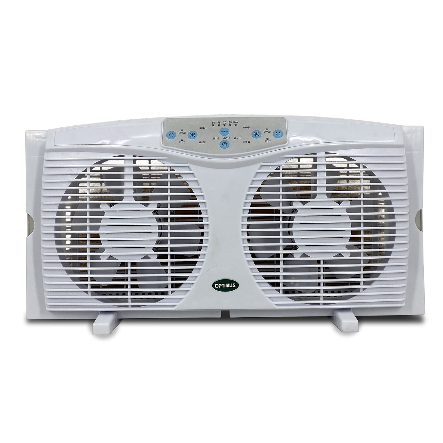 Optimus Twin 8” Window Fan 3 Speed, White (93678922M)