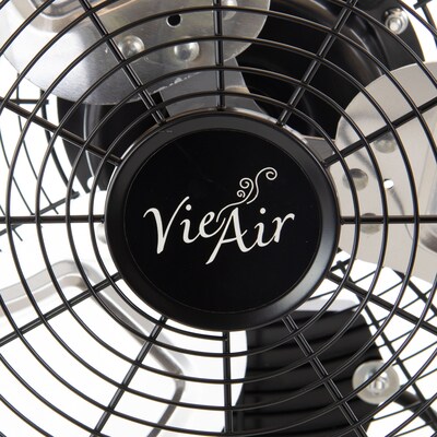 Vie Air 18” Oscillating Wall Fan 3 Speed, Black (936109799M)