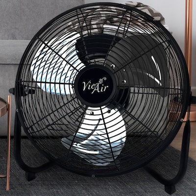 Vie Air 20” Industrial Floor Fan 3 Speed, Black (93696355M)
