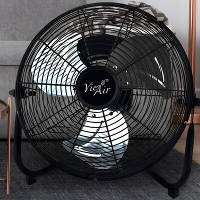 Vie Air 20” Industrial Floor Fan 3 Speed, Black (93696355M)